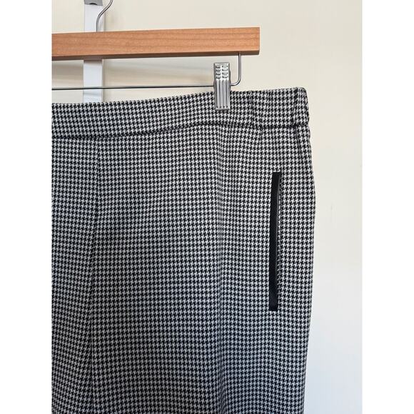 Nine West Career Pants Houndstooth Pointe Pant XL Y2k Elastic Waist High Waist - Picture 2 of 7